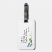 Lady in einem Garden-Gepäckanhänger Gepäckanhänger (Rückseite vertikal)