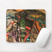 Lady in einem Lila Kleid Mousepad (Mit Mouse)