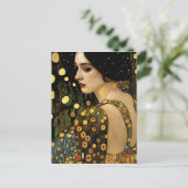 Lady in Gold Foto Print Postkarte (Stehend Vorderseite)