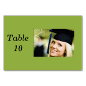 Lady in Grad Hat Tischnummer (Rückseite)