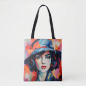 Lady in Hat Fauvism Tasche (Vorderseite)