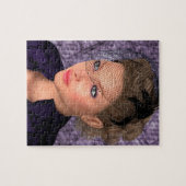 Lady in Lila Puzzle (Horizontal)
