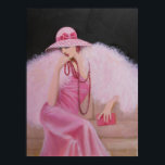 LADY IN PINK, ART DECO POSTER<br><div class="desc">Ein wunderschönes Bild einer weiblichen und eleganten Dame aus der Art Déco-Zeit,  zeitlos und spuklos. Ein schönes Plakat,  um Ihrem Boudoir,  dem Powderzimmer oder wo auch immer in Ihrer Zuhause hinzuzufügen. Es wird sofort Schönheit hinzufügen und ein Gesprächsstück sein. Auch ein tolles Geschenk-Objekt!</div>