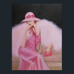 LADY IN PINK, ART DECO POSTER<br><div class="desc">Ein wunderschönes Bild einer weiblichen und eleganten Dame aus der Art Déco-Zeit, zeitlos und spuklos. Ein schönes Plakat, um Ihrem Boudoir, dem Powderzimmer oder wo auch immer in Ihrer Zuhause hinzuzufügen. Es wird sofort Schönheit hinzufügen und ein Gesprächsstück sein. Auch ein tolles Geschenk-Objekt!</div>