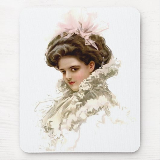 Lady in Profil Mousepad (Vorne)