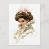 Lady in Profil Postkarte (Vorderseite)