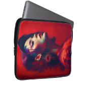 Lady in Red Laptopschutzhülle (Vorne Rechts)