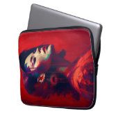 Lady in Red Laptopschutzhülle (Vorderseite Links)