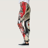 Lady in Red Lipstick Wall Graffiti Leggings (Links)