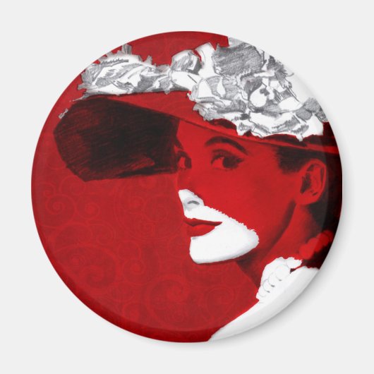 Lady in Red Magnet (Vorne)