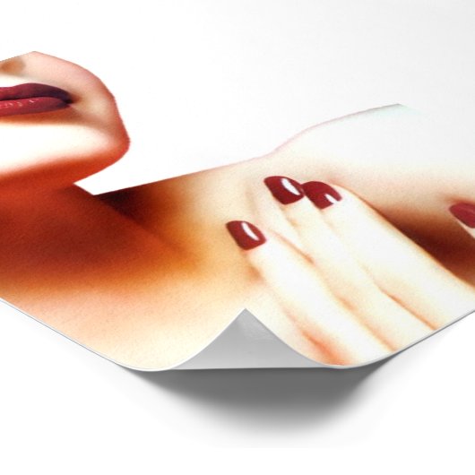 Lady in Red Poster (Ecke)