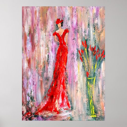 Lady in Red Poster (Vorne)