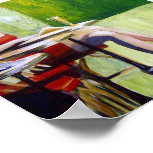 Lady in Red Poster (Ecke)