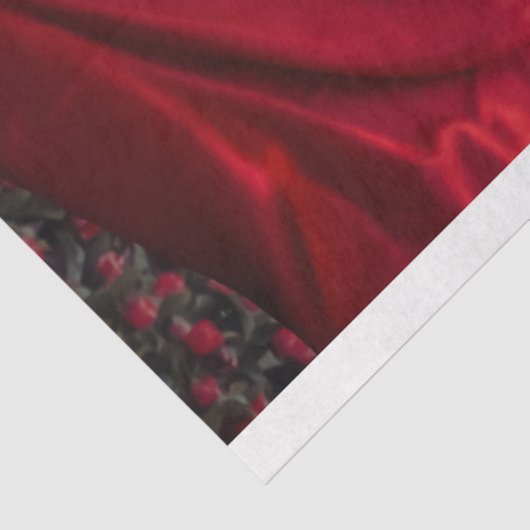 Lady in Red Swinging über Rose Seidenpapier (Ausschnitt)