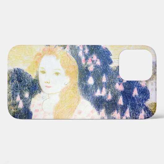 Lady in rosa Kleid, Maurice Denis Case-Mate iPhone Hülle (Rückseite (Horizontal))