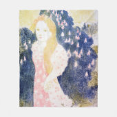 Lady in rosa Kleid, Maurice Denis Fleecedecke (Vorderseite)