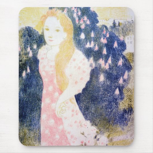 Lady in rosa Kleid, Maurice Denis Mousepad (Vorne)