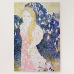 Lady in rosa Kleid, Maurice Denis Puzzle