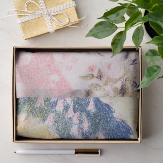 Lady in rosa Kleid, Maurice Denis Seidenpapier (Geschenk)