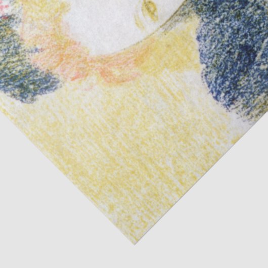 Lady in rosa Kleid, Maurice Denis Seidenpapier (Ausschnitt)