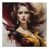 Lady in rot 2 poster (Vorderseite)