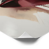 Lady in rot 2 poster (Ecke)