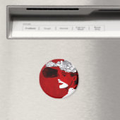 Lady in Rot Magnet (In Situ (Geschirrspüler))