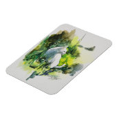 Lady in Sun Premium Magnet (Linke Seite)