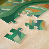 Lady in surreal World African American Art Puzzle (Seite)