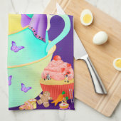 Lady in Teacup Teetuch Geschirrtuch (Viertel Falte)