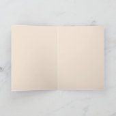 LADY IN THE FELD BLANK ALL-OCCASION CARD DANKESKARTE (Innenseite)