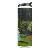 Lady in the Garden 1867 von Claude Monet Thermosbecher (Nach links gedreht)
