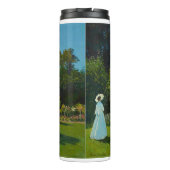 Lady in the Garden 1867 von Claude Monet Thermosbecher (Rückseite)
