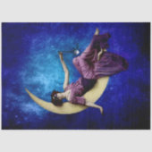 Lady in the Moon Decoupage Seidenpapier (Vorderseite)