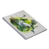 Lady in the Sun Notebook Notizblock (Rechte Seite)