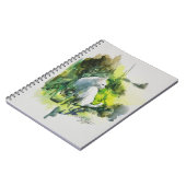 Lady in the Sun Notebook Notizblock (Linke Seite)