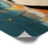 Lady in the Yellow Hat Poster (Ecke)