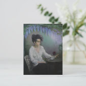 Lady in Wart Postkarte (Stehend Vorderseite)