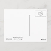 Lady in wart - Vintag Motiv Postkarte (Rückseite)