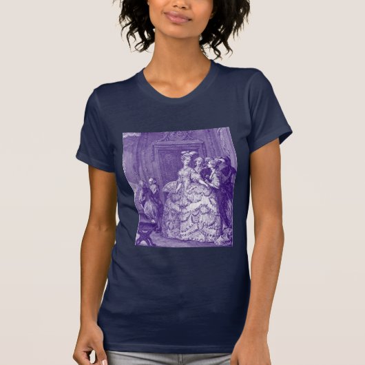 Lady in Wart zu Marie Antoinette T-Shirt (Vorderseite)