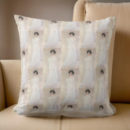 Lady in White G. Klimt Kissen