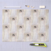 Lady in White Gustave Klimt Seidenpapier (Handwerk)