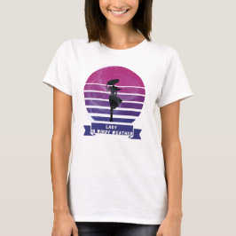 Lady in Windy Weather T-Shirt