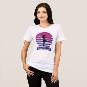 Lady in Windy Weather Tri-Blend Shirt (Vorderseite voll)