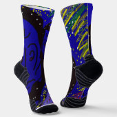 Lady in Wintertime Socks Socken (Gewinkelt)