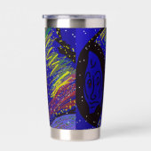 Lady in Wintertime Thermobecher (Rechts)