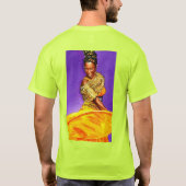 Lady in Yellow Dress T - Shirt (Rückseite)