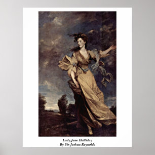 Lady Jane Halliday von Sir Joshua Reynolds Poster