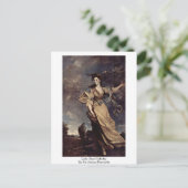 Lady Jane Halliday von Sir Joshua Reynolds Postkarte (Stehend Vorderseite)