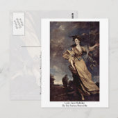 Lady Jane Halliday von Sir Joshua Reynolds Postkarte (Vorne/Hinten)